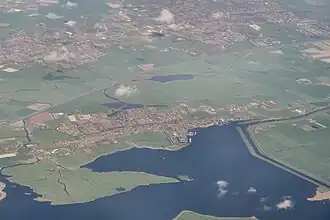 Akersloot gezien naar het westen. April 2018.