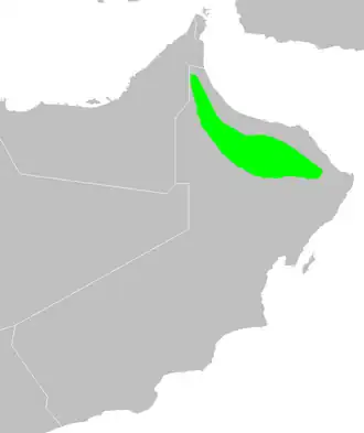 Montane bossen van Al Hajar