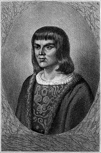 19e-eeuwse gravure van Alain Chartier