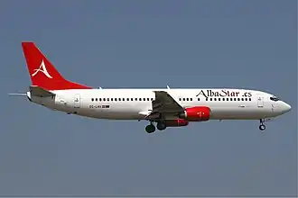 Boeing 737 van AlbaStar
