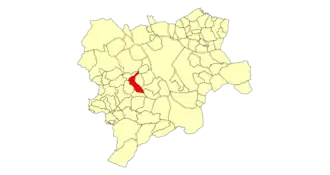 Kaart van Casas de Lázaro