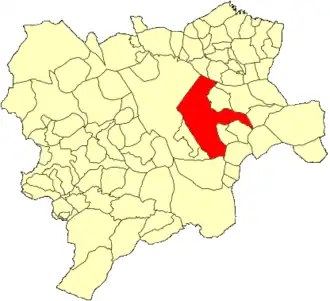 Kaart van Chinchilla de Monte-Aragón