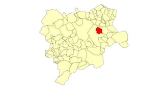 Kaart van Hoya-Gonzalo