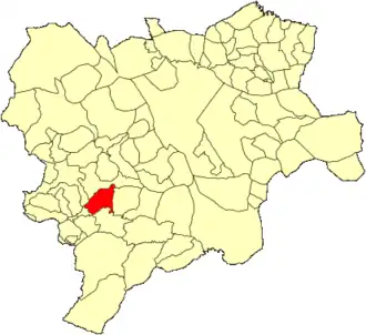 Kaart van Paterna del Madera