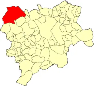 Kaart van Villarrobledo