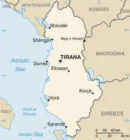 Albanië.