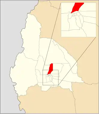 Kaart van departement