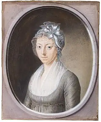 Wessel Lubbers, Pastelportret van Albarta ten Oever, (ca. 1800), Groninger Museum