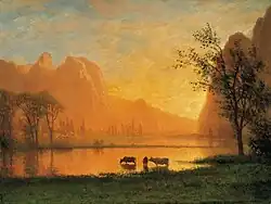 Sundown at Yosemite, ca. 1863, Museo Thyssen-Bornemisza, Madrid