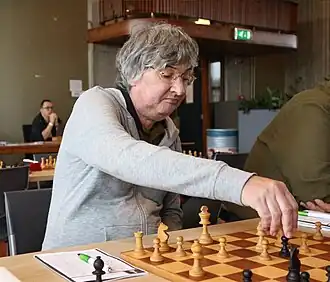 Blees bij het Amsterdam Chess Open 2023