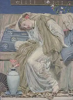 A sleeping girl (1874), Tate Britain, Londen