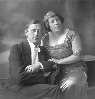 Zangersechtpaar Albert Westvang en Signe Winderen