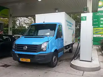 Bestelwagen van Albert Heijn Online