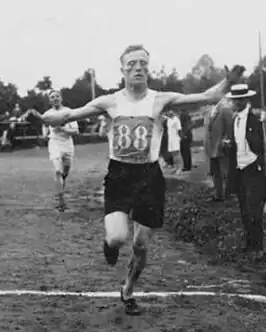 Albin Stenroos in 1910.