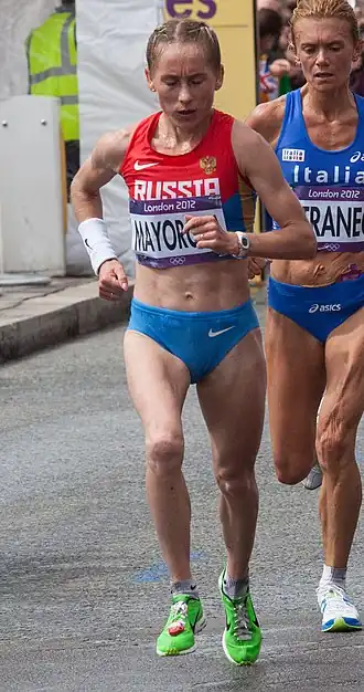 Albina Mayorova in 2012