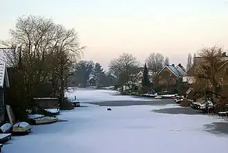 De Alblas in de winter