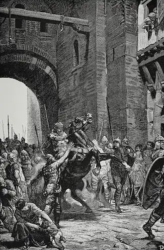 Entree van Alboin in Pavia