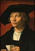 Albrecht Dürer Portret van Bernhart van Resten 1521
