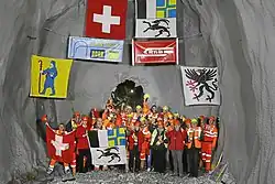 In oktober 2018 werd een doorbraak geforceerd bij het boren van de nieuwe tunnel