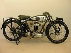 Alcyon uit 1929 met een 350 cc Zücher-motor