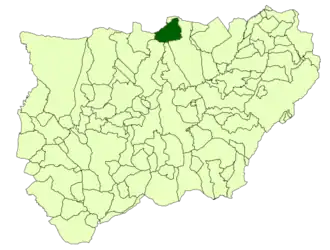 Kaart van Aldeaquemada