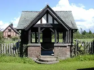 Oorlogsmonument uit 1919 in Aldersey