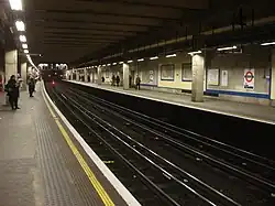 Het station op 20 maart 2009 tijdens het groot onderhoud.