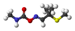 Molecuulmodel van aldicarb