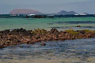 Alegranza gezien vanaf Lanzarote