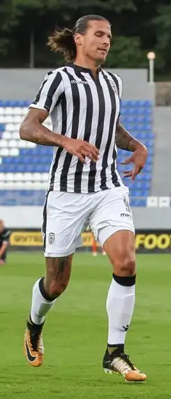 Prijović in 2017 als speler van PAOK Saloniki
