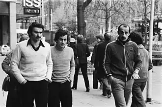Aleksandre Tsjivadze, Vladimer Goetsaevi en Davit Kipiani in 1981