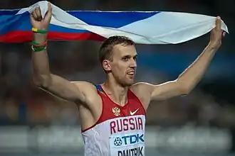 Dmitrik tijdens de WK 2011 in Daegu