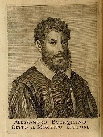 Gravure van Allessandro Bonvicino, 1648, Carlo Ridolfi