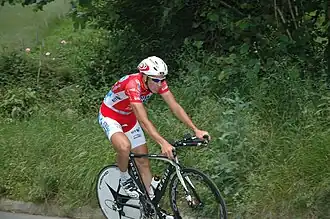 Alessandro Donati tijdens Euskal Bizikleta 2007