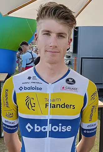 Colman bij de Renewi Tour 2024.