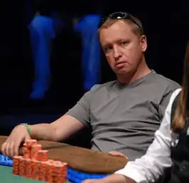 Kravtsjenko tijdens de World Series of Poker 2007