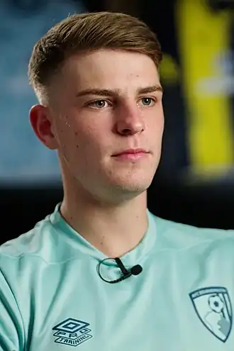 Scott in 2023 als speler van Bournemouth