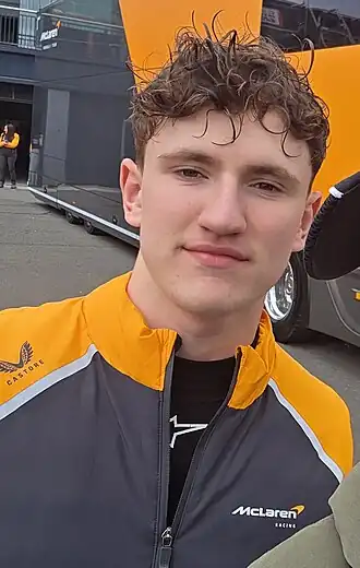 Alex Dunne op het Circuit van Zandvoort in 2025.