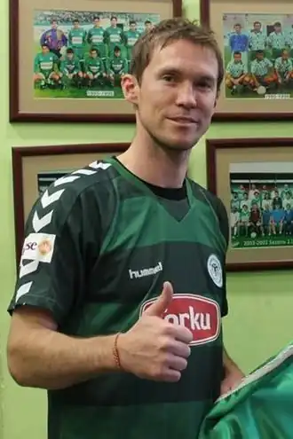 Hleb met Konyaspor in 2014.