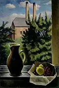 Stilleven met vensteruitzicht, 1936