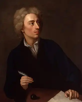 Alexander Pope (ca.1727), Michael Dahl, National Portrait Gallery