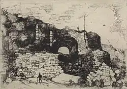 Sloop Lindenkruispoort (A. Schaepkens, 1874?)