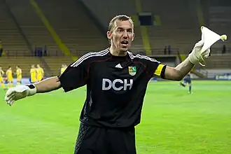Horjainov in 2009 als speler van Metalist Charkov