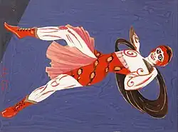 Kostuumontwerp voor het Moskous Kunsttheater, 1916