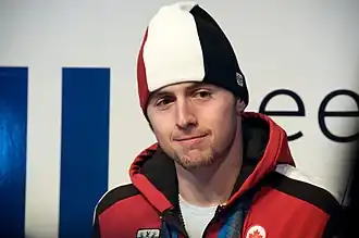 Bilodeau na zijn winst op de Olympische Spelen in 2010