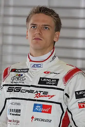 Alexandre Imperatori op de Fuji Speedway in 2012.
