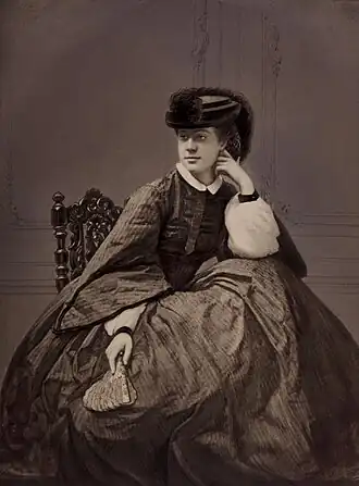 Alexine Tinne (19e eeuw), gefotografeerd door Robert Jefferson Bingham