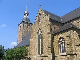 Gotische 13e-eeuwse St. Johanneskerk Alfhausen