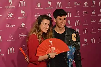 Amaia Romero en Alfred García