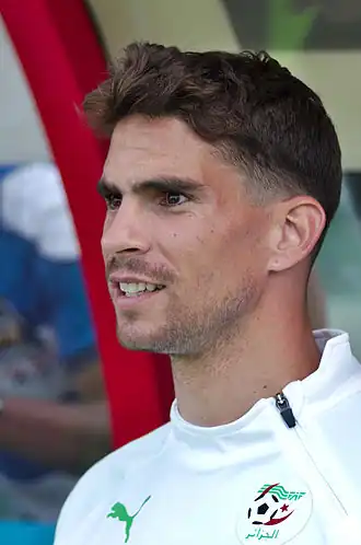 Medjani als international van Algerije in 2014